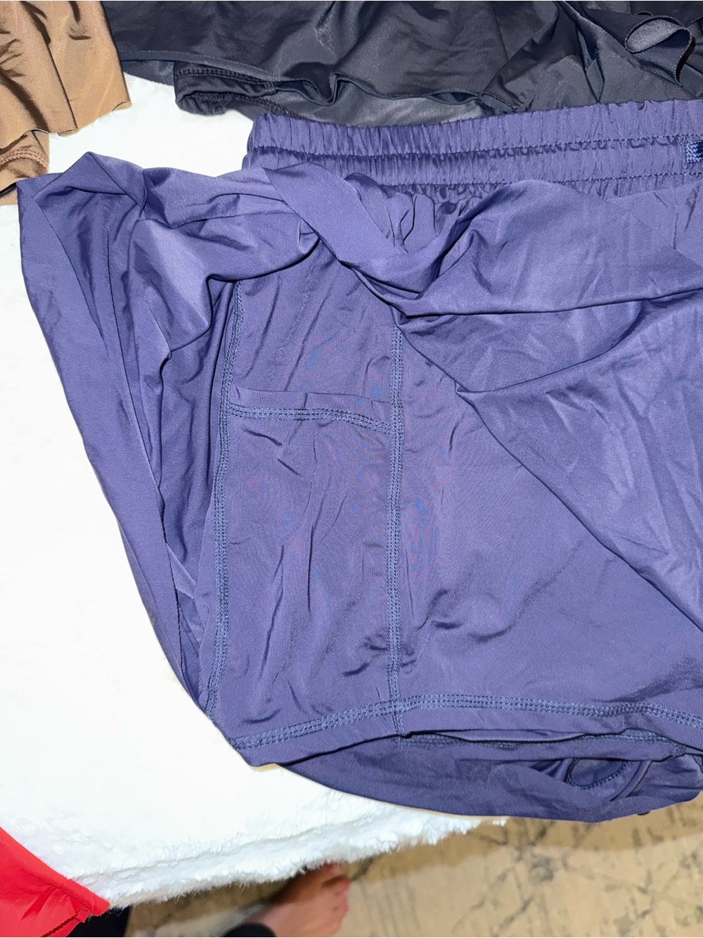 Source Unknown Women’s Athletic Shorts - Red, Brown, Navy, Black - Picture 2 of 5